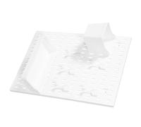 KONTONTY Étagère Mural en Panneau Perforé Organisateur de Rangement Muraux pour Porte Arrière Installation sans Perçage Kit de Rangement Pratique pour Bureau Cuisine Multifonctionnel