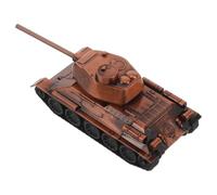 KONTONTY Figurine de Char d'assaut en Métal Réaliste, Modèle Réduit Compact Peinture Précise, Décoration pour Étagère ou Vitrine des Passionnés Militaires