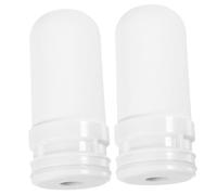 KONTONTY Filtre pour Robinet la Cuisine 2 Pièces Charbon Actif Anti-chlore Céramique Purificateur D'eau Domestique Compatible Filtration Robinet D'eau Potable