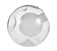 KONTONTY Globe Verre Transparent pour Suspension avec Surface Concaves Abat Jour Rond Chaleur pour Salon et Lustres Compatible et Facile à Installer