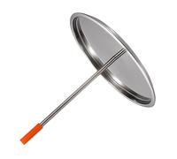 KONTONTY Grille de Barbecue en Acier Inoxydable Plateau, Support à Poulet Antiadhésif pour Barbecue et Camping, Format Compact Multifonction pour Cuisson Extérieure, Rôtissage et Portable