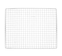 KONTONTY Grille De Cuisson Rectangulaire en Métal pour Four 13.78 X 10.63 Pouces pour Légumes Pizza Viande Poisson Crevettes Crêpes Bacon Œufs Barbecue Extérieur