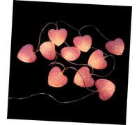 KONTONTY Guirlande Lumineuse Cœur USB LED Rose Déco Romantique Saint Valentin et Mariage Lampe pour Chambre Éclairage Noël et Fête