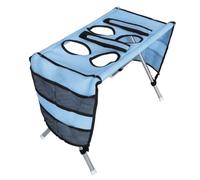 KONTONTY Hamac de Toilettage avec Support en Acier Inoxydable pour Animaux Design Pliable et Structure Compacte, pour Chiots et Chatons en Salons Professionnels Domicile
