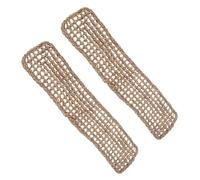 KONTONTY Hamac Lot de 2 Pièces pour Reptiles et Lézards en Herbe Marine Tissée la Main Maille Dense Ordonnée pour Terrarium et Habitat Suspendu