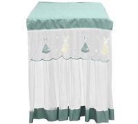 KONTONTY Housse De Pour Machine À Laver Et Sèche-linge Broderie Verte Polyester