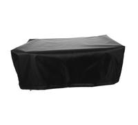 KONTONTY Housse de Protection Vintage pour Platine Vinyle Noire en Tissu Oxford 46x36x17 Cm, Étanche et Anti-poussière, Paquet Portable Multifonction pour Gramophone et Haut-Parleur DJ