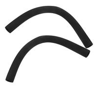 KONTONTY Housse en Mousse pour Poignée de Poussette 2pcs Noir, Protège-guidons Confortable et Facile à Installer, Manchon pour Poignée D'accoudoir pour Poussettes