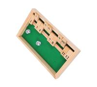 KONTONTY Jeu de Société Bois Fermer la Boîte Jeu de Dés Stratégique Familial Développement Pensée Critique pour Garçon Fille et Adultes Interactif