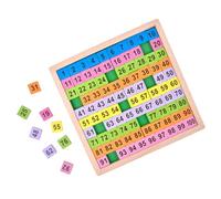 KONTONTY Jeu Éducatif Montessori Bois Tableau de Comptage pour Mathématique Créatif pour Apprentissage Précoce et Développement des Compétences Chiffres