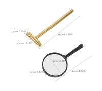 KONTONTY Kit Archéologie Garçon Fille avec Marteau Pinceau et Loupe Outils Excavation Solides pour Exploration Géologique et Jeu Éducatif Stem