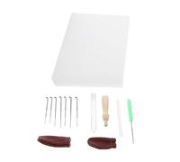 KONTONTY Kit de Feutrage à Aiguille Laine 13 Pièces pour Débutants, Outils de Feutrage DIY Couleurs Aléatoires, Fourniture Artisanale pour Travaux D’aiguille Créatifs et Couleur Aléatoire