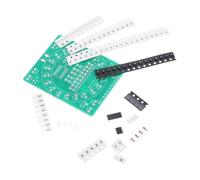 KONTONTY Kit de Soudure Électronique Complet pour Débutants Planche de Composants DIY pour Entraînement Au Soudage Kit de Pratique pour Projets Électroniques et Amélioration des