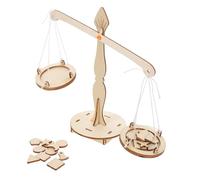 KONTONTY Kit D'Expérimentation Scientifique pour Enfants 5 Pièces À Assembler Kit D'Expérimentation Scientifique Modèle D'Équilibre pour Enfants d'apprentissage