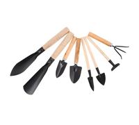 KONTONTY Kit Outils Jardinage avec Pelle et Truelle Acier Manganèse Manche Ergonomique et Compact pour Plantes Pot et Bonsaï Usage Intérieur et Extérieur