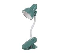 KONTONTY Lampe De Table à Led Pliable à Pince Verte, Protection Des Yeux Éclairage Uniforme, Mini Lampe De Lecture Bureau, En Énergie, Réglable Pour Étude Et Chambre,