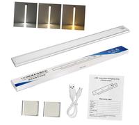 KONTONTY Lampe Led Détecteur De Mouvement Pour Placard Barre Lumineuse Rechargeable Usb Avec Intensité Variable Et Mode Automatique Éclairage Sous Meuble