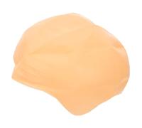 KONTONTY Latex Bald Cap For Women Men Flexible Fake Bald Head Scalp For Halloween Makeup Cosplay And Theater Performance Accessory