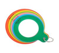 KONTONTY Légère Jauge pour Tri et Diamètre en Plastique Précise pour Outil, Portable Multifonction Mesure des Fruits Pommes et Pêches Agriculture