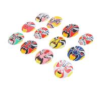 KONTONTY Lot De 12 Masques Dopéra Chinois De Pékin Accessoires De Cosplay Fournitures De Fête