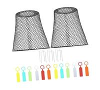 KONTONTY Lot De 2 Filets De Protection pour Pépinière Cage Petits Jardins Arbustes Tissu Robuste Protection Extérieure pour Lapins Fil De Protection pour Lapins Intérieur Et