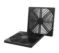 KONTONTY Lot De 2 Filtres À Poussière pour Grille De Ventilation De Boîtier D'Ordinateur Noir