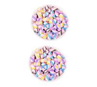KONTONTY Lot De 2 Kits De 12 Accessoires Artisanaux En Poterie Résistants À La Lumière Pour Décoration De Coque De Téléphone 60 Pièces X 2