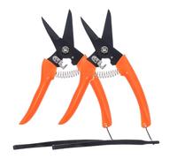 KONTONTY Lot de 2 Pinces à Sabots Multifonctions en Acier Inoxydable Coupe-Sabots pour Moutons et Chèvres Ciseaux de Jardinage Droits Usage Agricole et Toilettage du Bétail