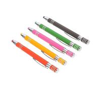 KONTONTY Lot De 2 Stylos À Bille Stylets Pointe Métallique Capacitifs Écriture Manuscrite Design Simple Facile À Utiliser 5 Pièces X 2