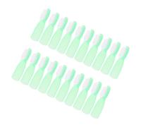 KONTONTY Lot De 20 Brosses À Dents Pour Prison Manche Court Poils Souples Taille Mini Sans Pour Les Établissements Pénitentiaires