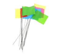 KONTONTY Lot De 20 Drapeaux De Marquage Pour Arroseurs Drapeaux De Pelouse Pour Têtes D'Arrosage Marqueurs De Drapeau Marqueurs De Sentier