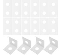 KONTONTY Lot de 400 Porte-Pièces en Papier Transparent Clips Protecteurs pour Monnaie 175-40 MM Coffret à Monnaie Professionnel pour Collection et Exposition Organiseurs Anti-Rayures