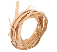 KONTONTY Lot de 5 Bandes de Rotin Naturel pour Vannerie 3 M Larges Matériaux Flexibles et Résistants pour Réparation de Meubles, Tissage de Paniers et Décoration Mariage Artisanale