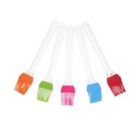 KONTONTY Lot De 5 Pinceaux De Cuisson pour Sauce Barbecue Et Beurre Résistants À La Chaleur pour Badigeonner Huiler en Silicone pour La Cuisson pour Badigeonner pour Marinade pour