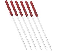 KONTONTY Lot De 6 Brochettes À Viande Pour Rôtisserie En Acier Inoxydable Avec Poignée Confortable
