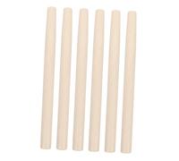 KONTONTY Lot de 6 Manches de Houe en Bois pour Outils de Jardin, Remplacement Facile, Finition Lisse, Poignée en Bois pour Petit Outil