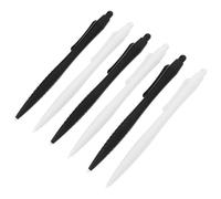 KONTONTY Lot de 6 Stylets pour Tablette LCD Dessin et Écriture Garçon et Filles, Stylets Tactiles Haute Précision, Légers et Résistants, Couleur Noire et Blanche, pour Tablette D’écriture