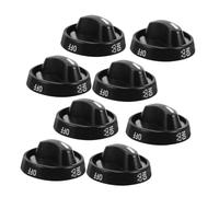 KONTONTY Lot De 8 Boutons De Cuisinière À Gaz Pièces De Cuisinière Boutons De Minuterie Gadgets De Cuisine Bouton De Remplacement Pour Couvercle De Casserole Maniques Casseroles Avec