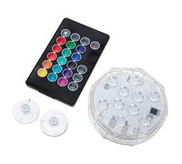 KONTONTY Lumière LED Submersible Étanche pour Piscine Lampe Aquatique RGB avec Couleurs Éclairage Décoratif sous Marin pour Ambiance Romantique et Unique