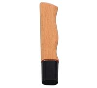 KONTONTY Manche en Bois Massif Soi-Même pour Couteaux Cuisine - Poignée de Remplacement Grosse Taille en Bois de Hêtre Noir Lot de 2 Pièces Accessoire de Réparation pour Couteau de Chef