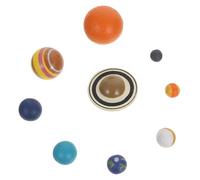 KONTONTY Maquettes du Système Solaire Réalistes en Plastique Ensemble 9 Pièces des Planètes du Cosmos pour Garçon et Filles Éducatif Cosmologique Solide pour Apprentissage Scientifique