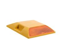 KONTONTY Marqueur Réfléchissant Plastique pour Chaussée et Allée Clou de Route Guide de Circulation Sécurisé pour Autoroutes Parkings et Chantiers