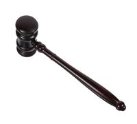 KONTONTY Marteau de Vente aux Enchères en Bois Café Design Simple Marteau Pratique Son Clair et Fort pour Juges et Présidents de Club