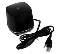 KONTONTY Mini Amplificateur Haut-Parleur Téléphone Et Tablette Portable, Petite Boîte De Son 3,5 Mm, Compact, Noir, Usage Mobile Et Ordinateur, Facile à Brancher pour Tout Utilisateur