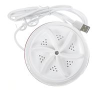 KONTONTY Mini Machine à Laver Portable Usb Chargement Intelligent, Compact Abs Blanc, Nettoyage Rapide Pour Voyage Et Usage Domestique, Lave-linge Pour Sous-vêtements Et Chaussettes, 10w Interrupteur