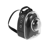 KONTONTY Mini Ornements pour Chats pour Animaux de Compagnie Transporteur à Animal de Compagnie Porte-Chien Face à l'avant Compagnie d'animaux Plastique Black