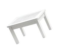 KONTONTY Miniature Meuble Bois Banc Extérieur Blanc Modèle Décoratif et Écologique Accessoire Décoratif pour Maison de Poupée et Bureau Miniature pour Garçon Fille