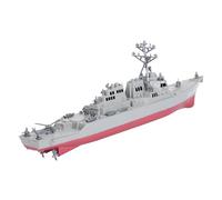 KONTONTY Modèle de Bâtiment de Guerre Décoratif pour Chambre Garçon Cuirassé Créatif Cadeau Anniversaire Naval Réaliste Décor Statique pour Garçon Fille