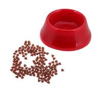 KONTONTY modèle de gamelle pour Chien Bol de Chiens Miniatures Nourriture pour Chien Miniature Nourriture pour Chien de Maison de poupée Alimentaire Miniature Plastique Rouge