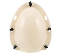 KONTONTY Moule Géant Œuf de Pâques Creux Moule Plastique pour Chocolat Cassable Desserts DIY Bonbons Prix Surprise et Fêtes